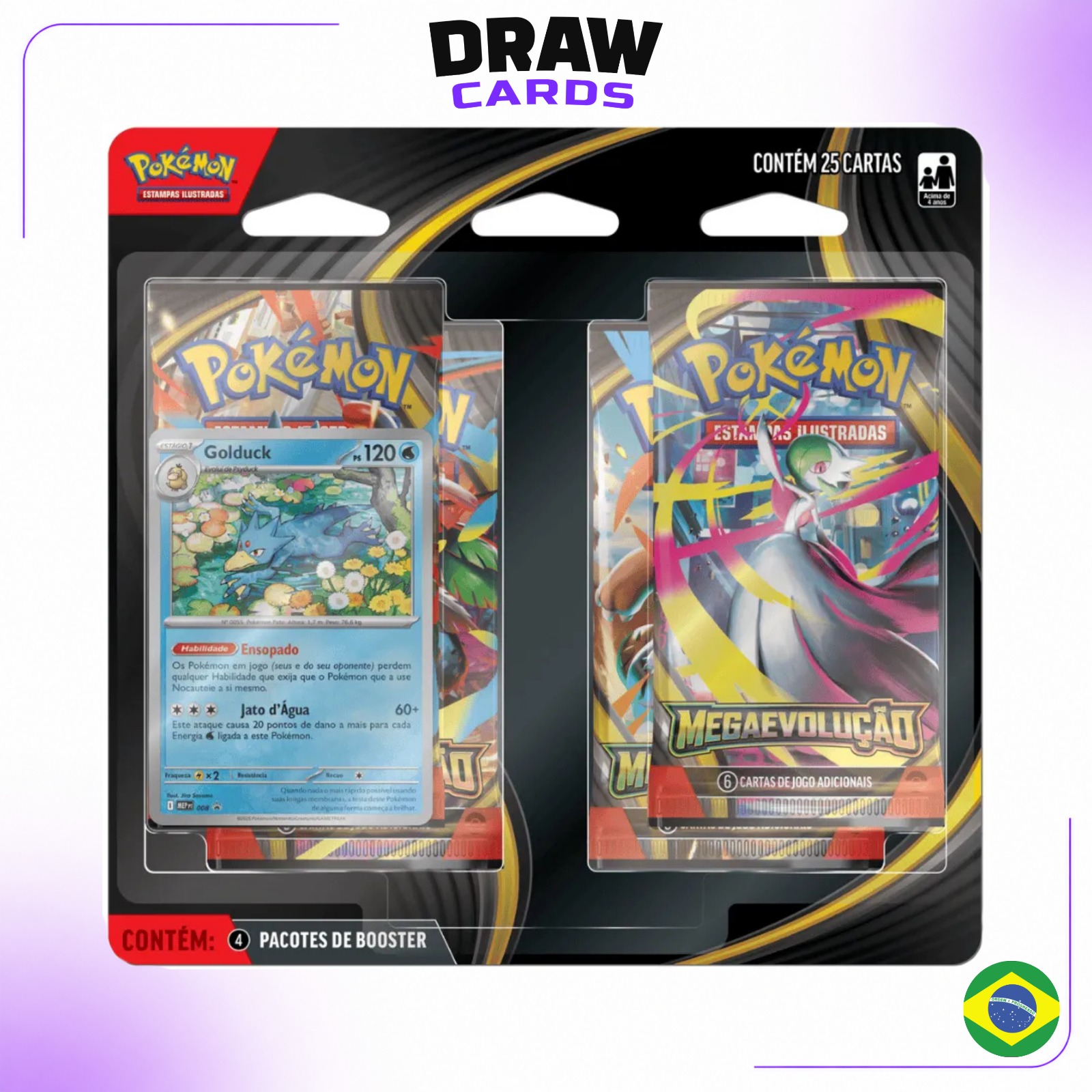 (PT-BR) Blister Quádruplo - Megaevolução (ME01)