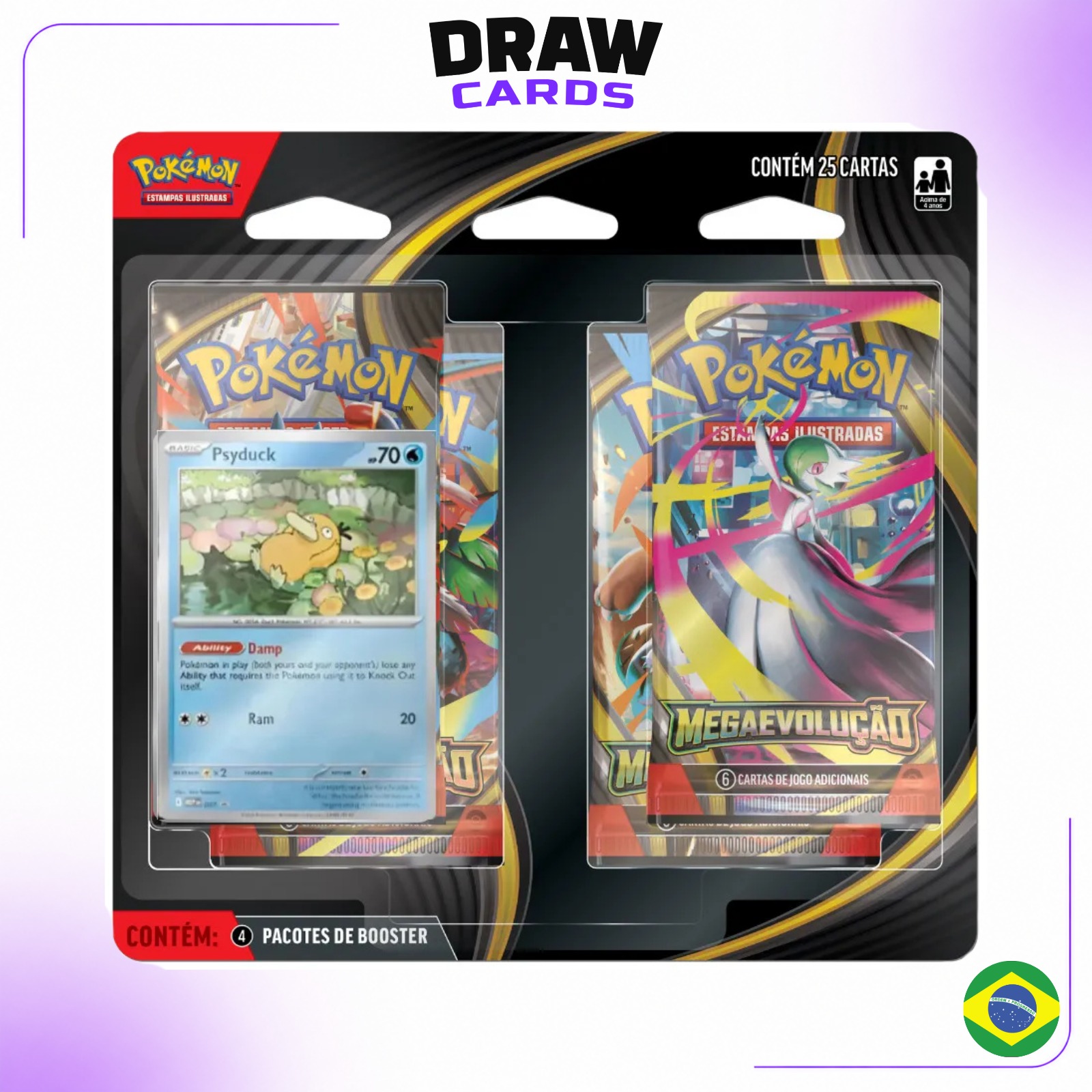 (PT-BR) Blister Quádruplo - Megaevolução (ME01)