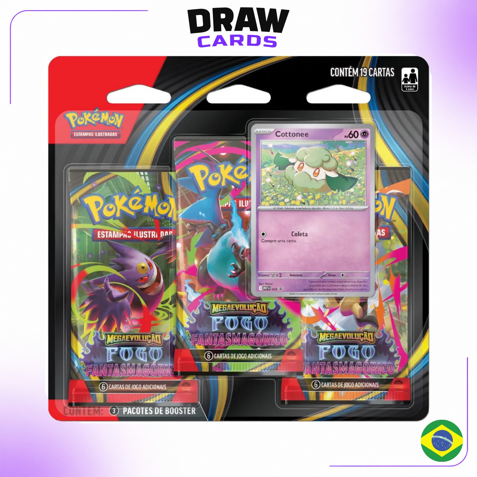 (PT-BR) Blister Triplo - Fogo Fantasmagórico (ME02)