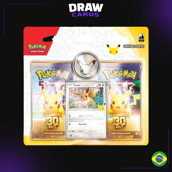 (PT-BR) Blister Duplo - Celebração de 30 Anos - Eevee