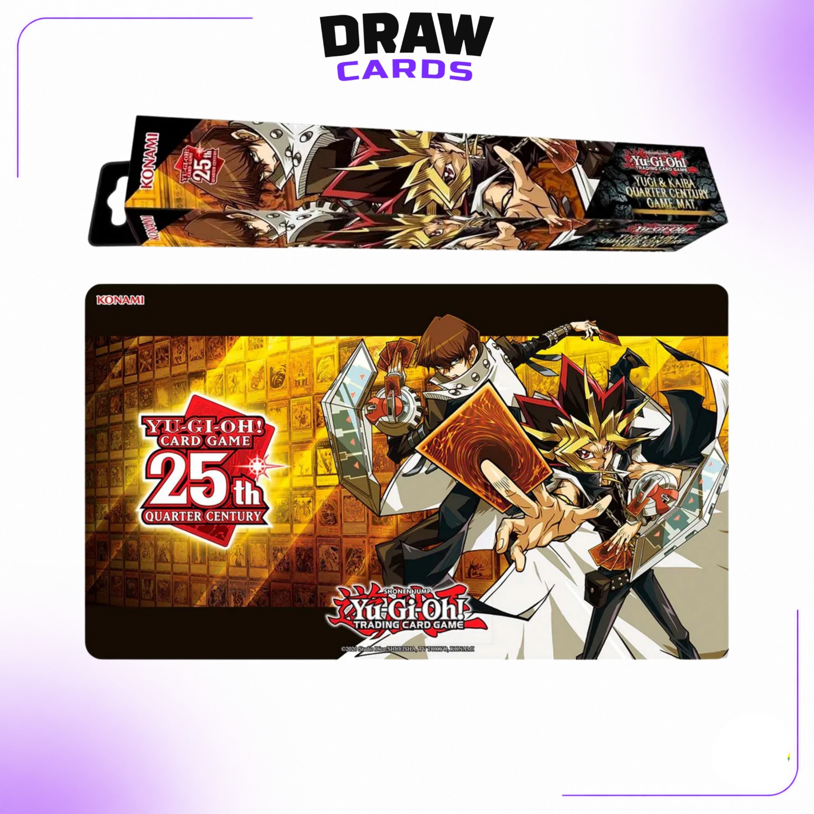 Playmat - 25º Aniversário - Yugi e Kaiba