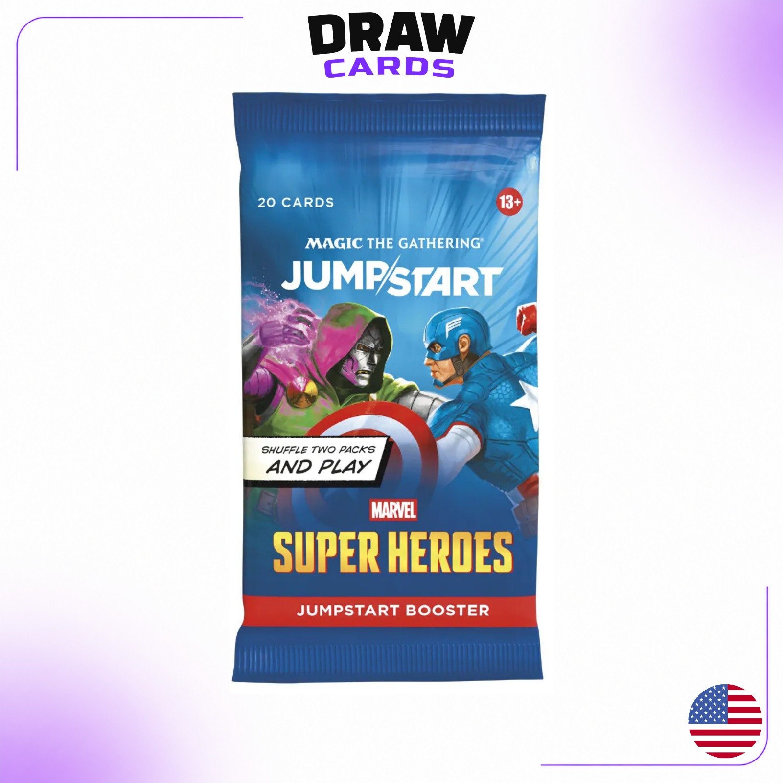 Booster Avulso - Marvel Super Heroes - Booster de Jumpstart