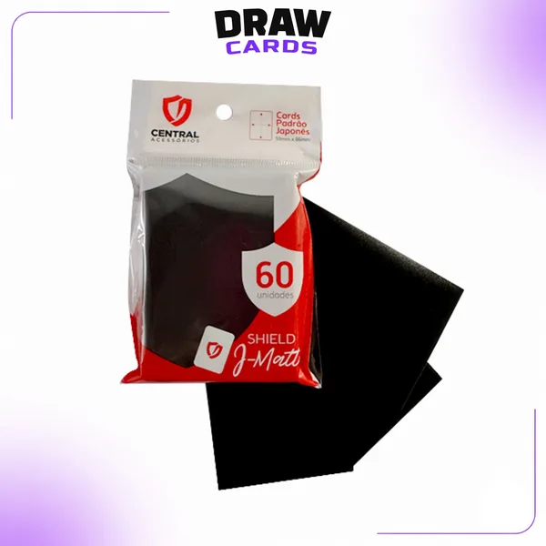 Shield Central Matte - Mini - Preto (60 Unidades)