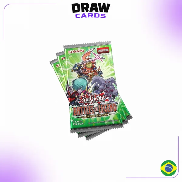 Booster Avulso - Yu-Gi-Oh! - Batalha das Lendas Galeria Gloriosa