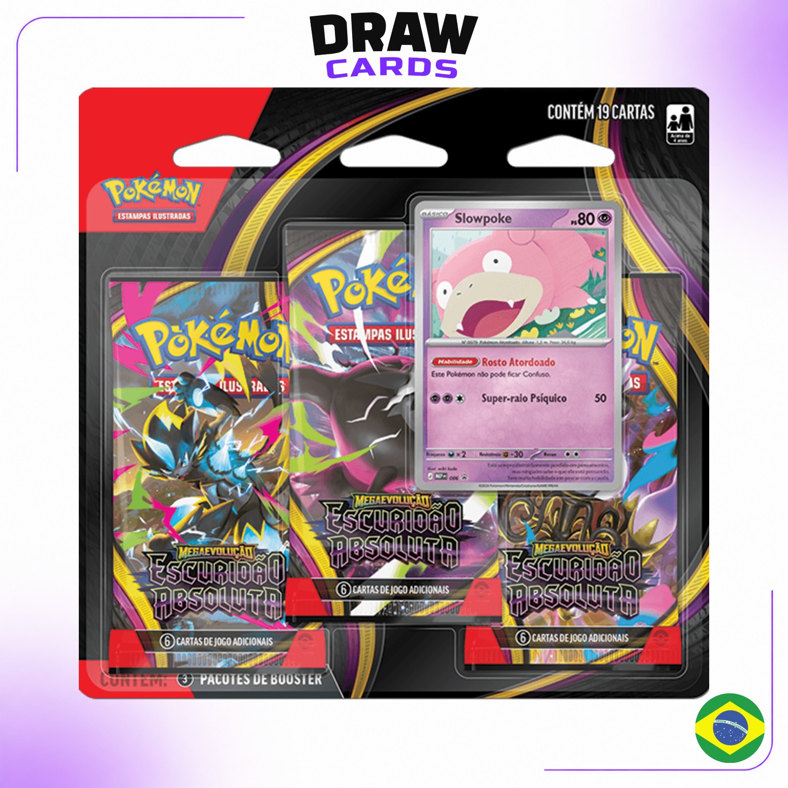 (PT-BR) Blister Triplo - Escuridão Absoluta (ME05) - Slowpoke