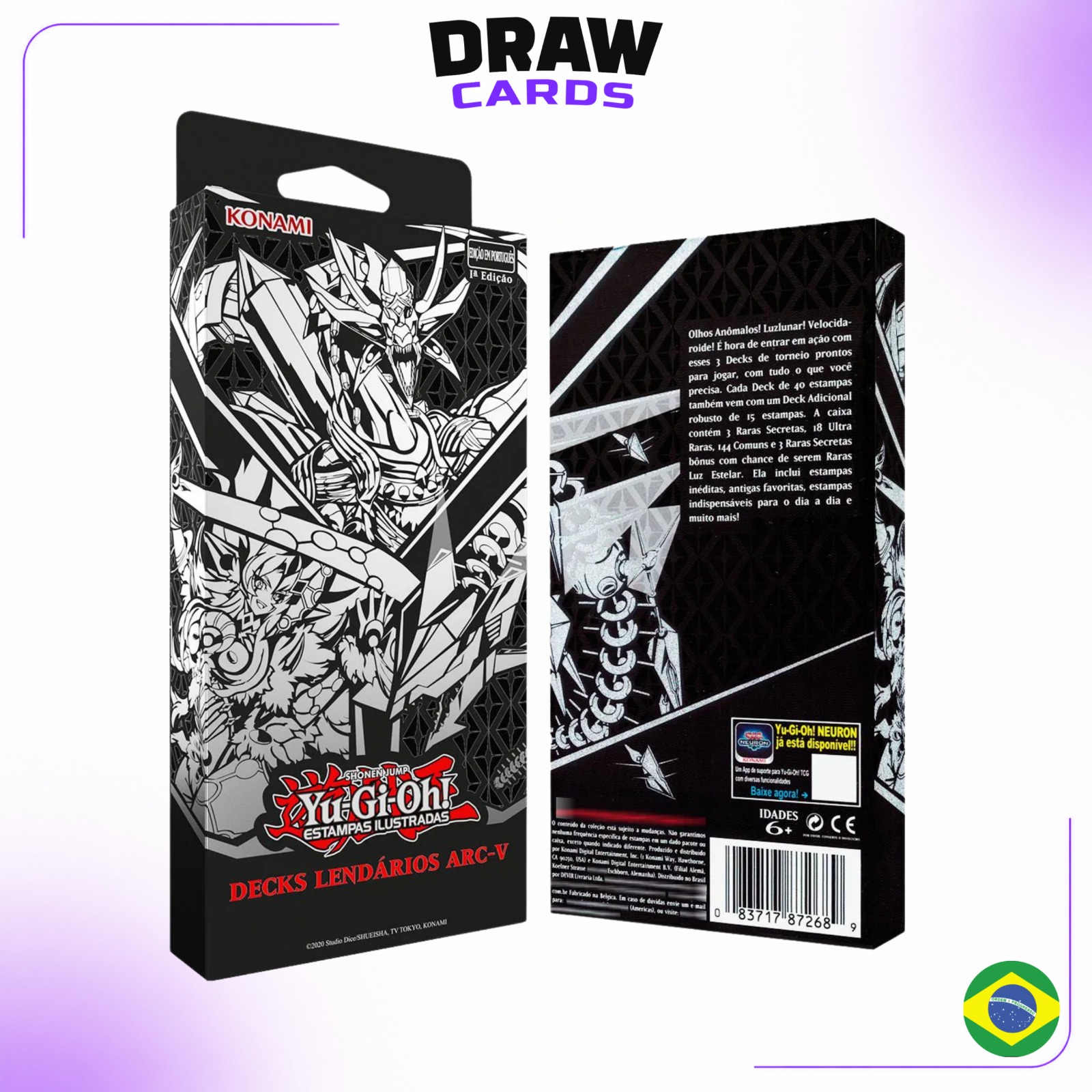 Box Coleção Decks Lendários ARC-V