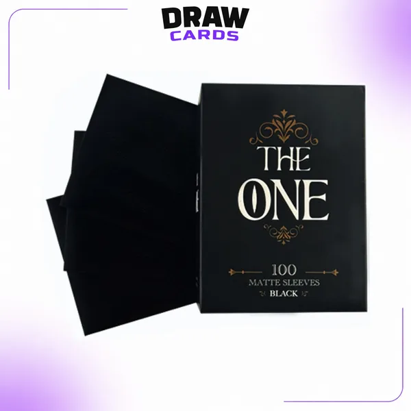 Central Shield - The One Sleeves - 100 Unidades - Matte Preto