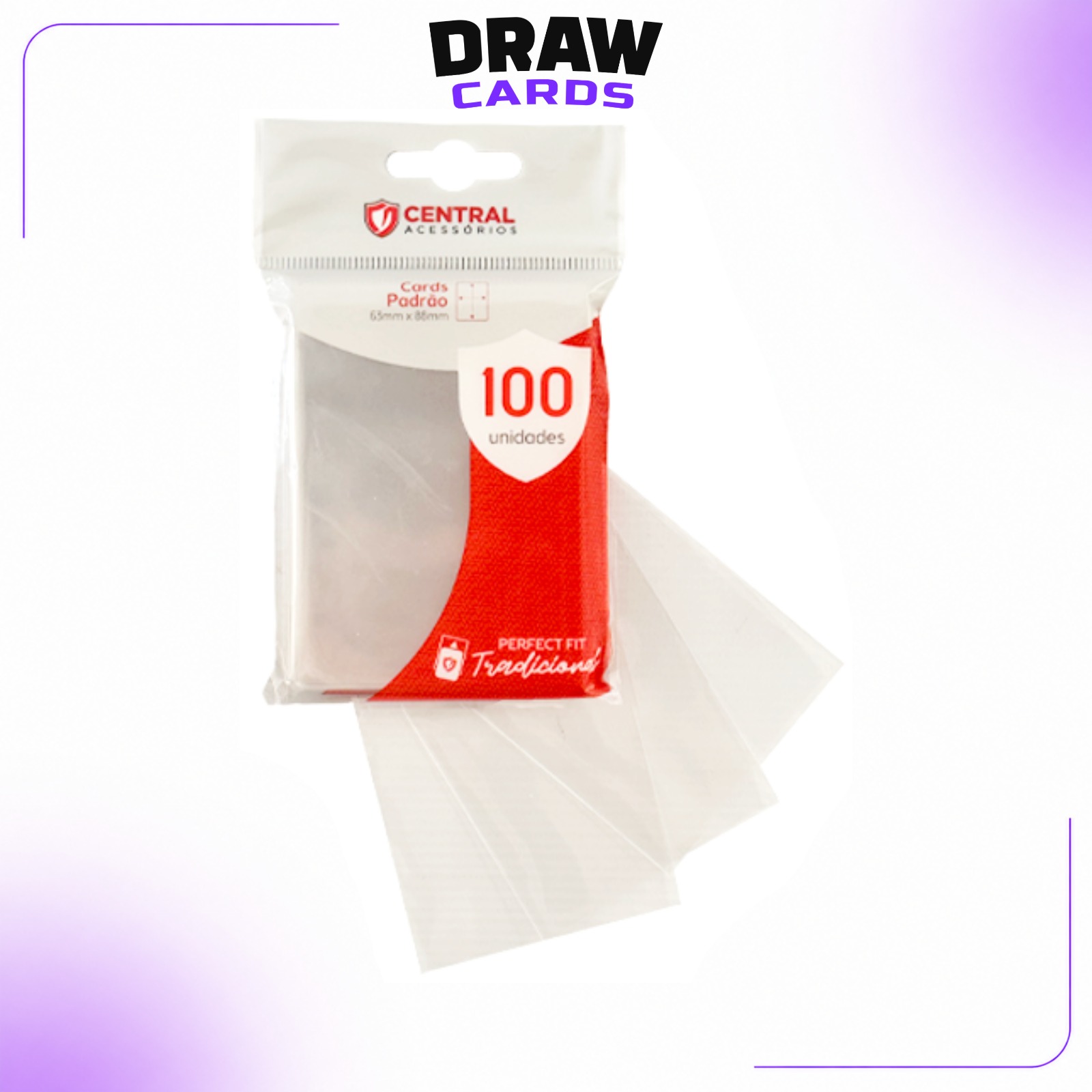 Central Perfect Fit - Toploader Transparente (100 unidades)