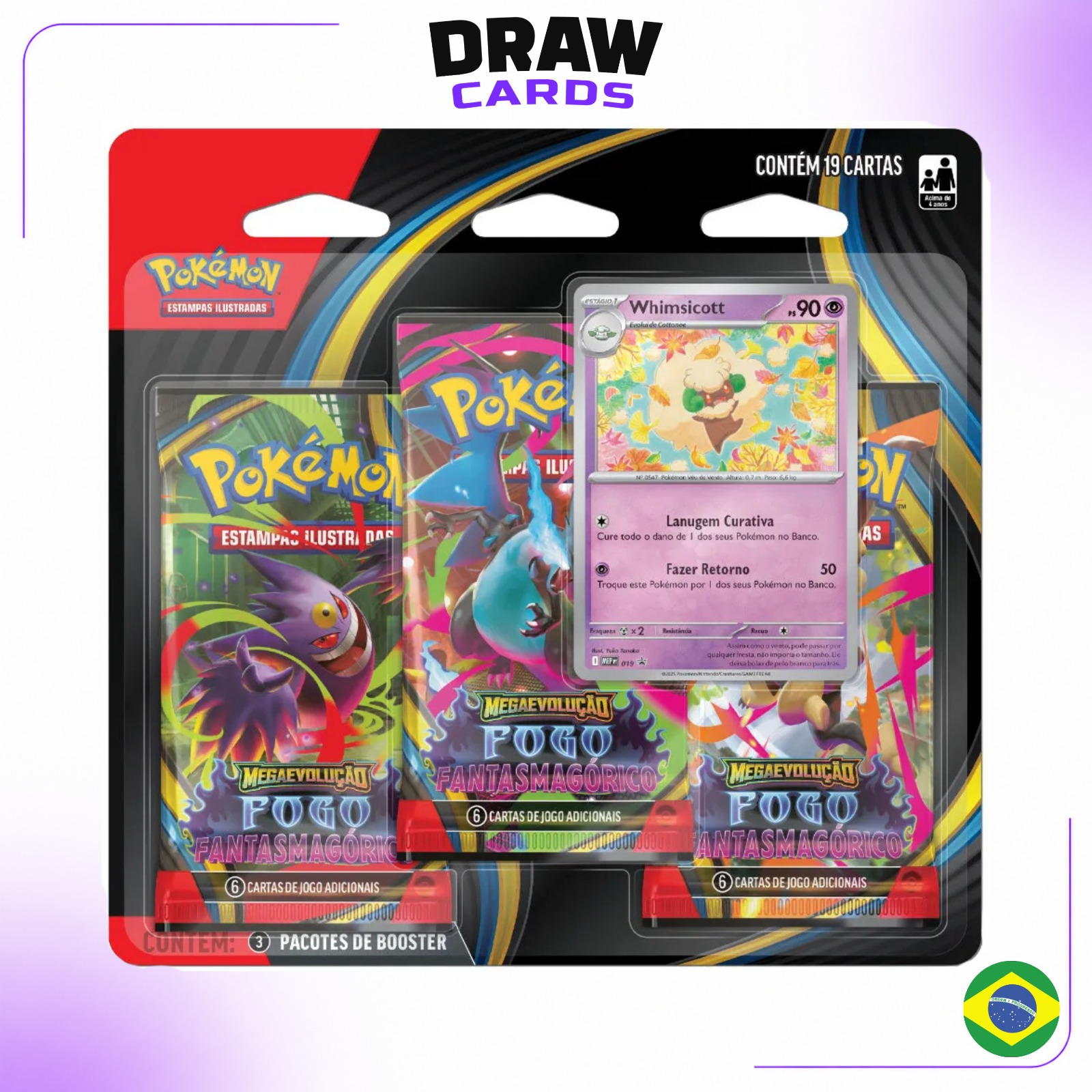 (PT-BR) Blister Triplo - Fogo Fantasmagórico (ME02)
